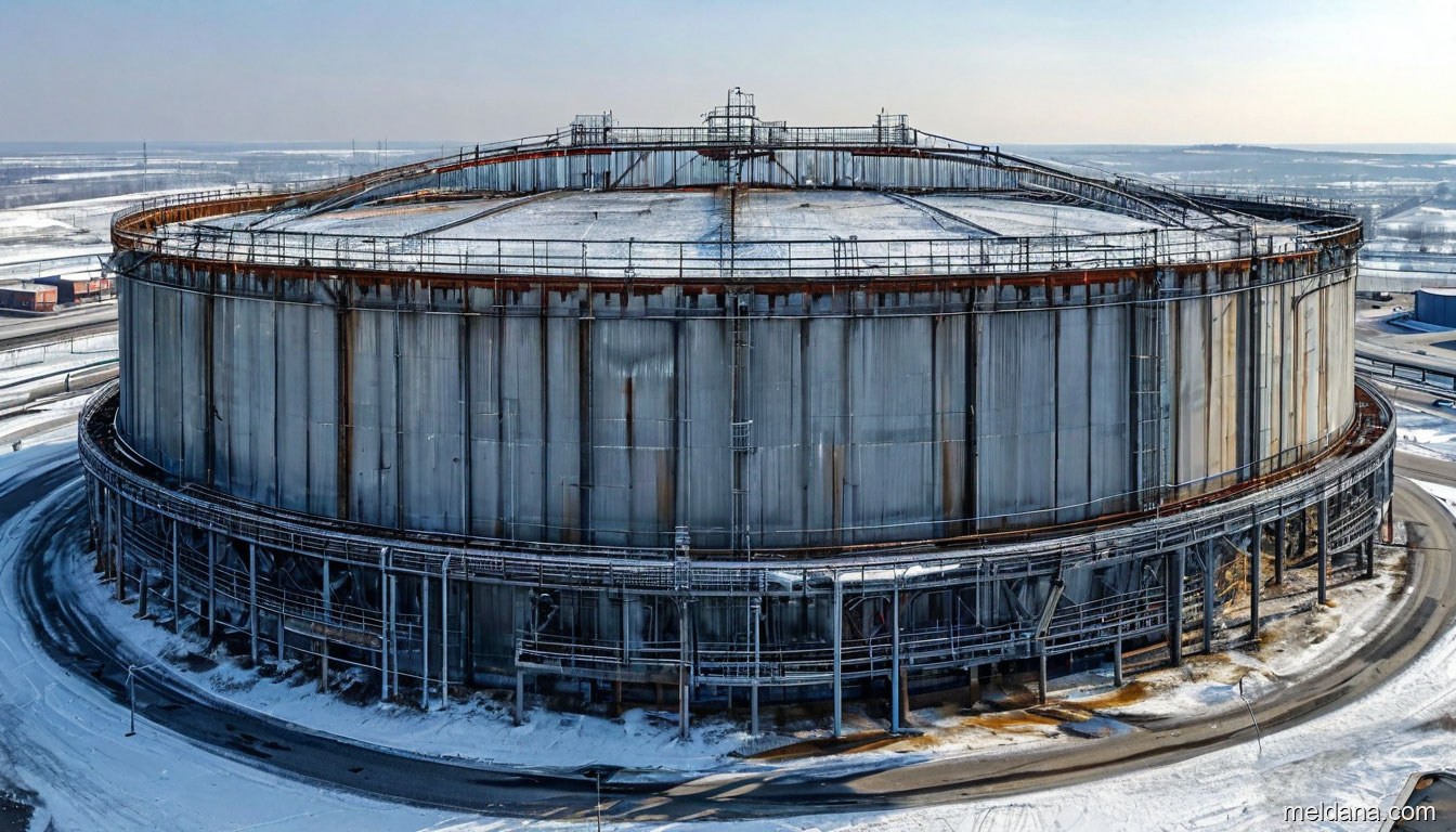 Антидроновая защита резервуара РВС-50000 Хабаровске — ЗОК ЗАСЛОН по СП 542